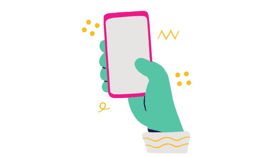 cartoon phone