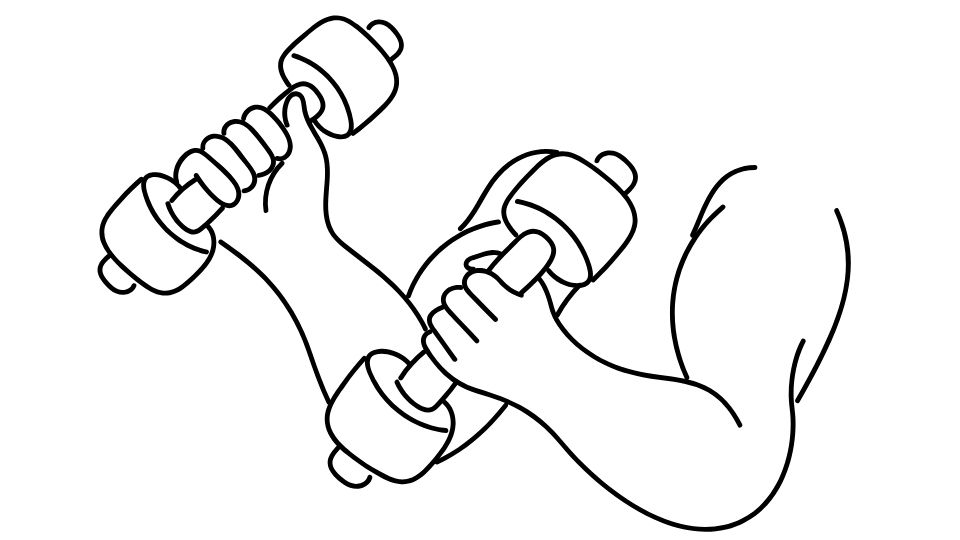 fitness outline simple