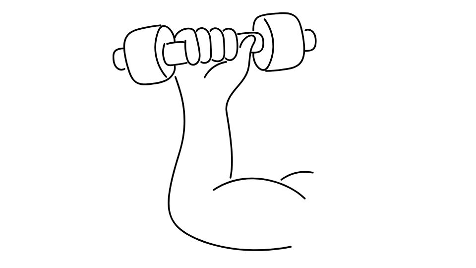 fitness outline simple