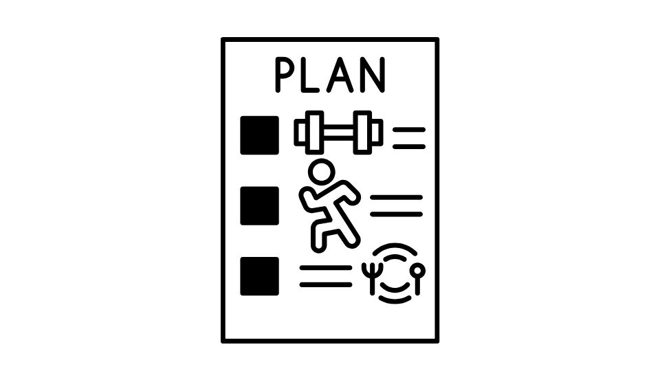 fitness outline simple