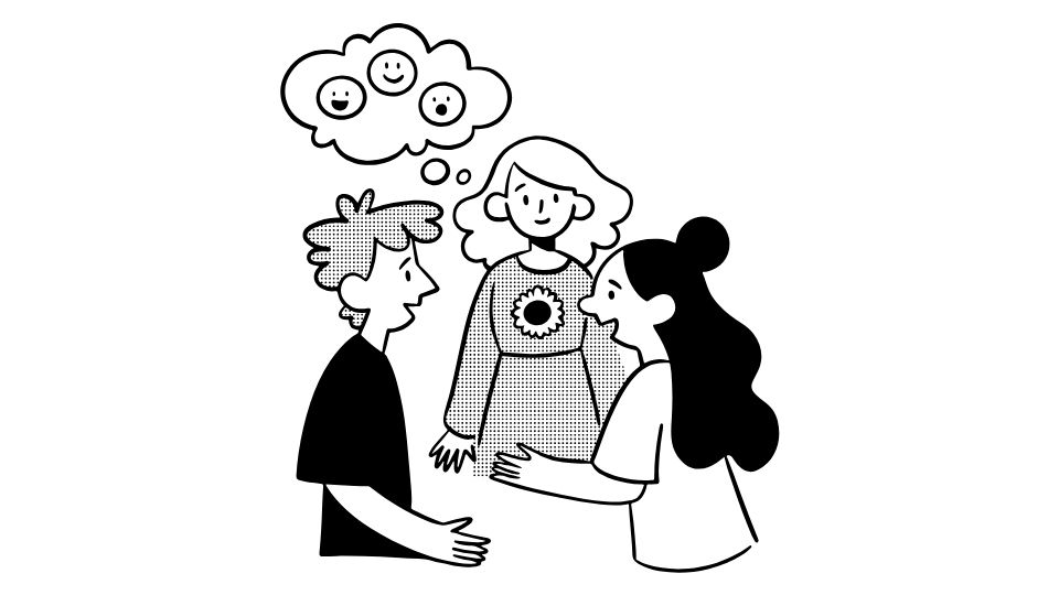 illustration speaking