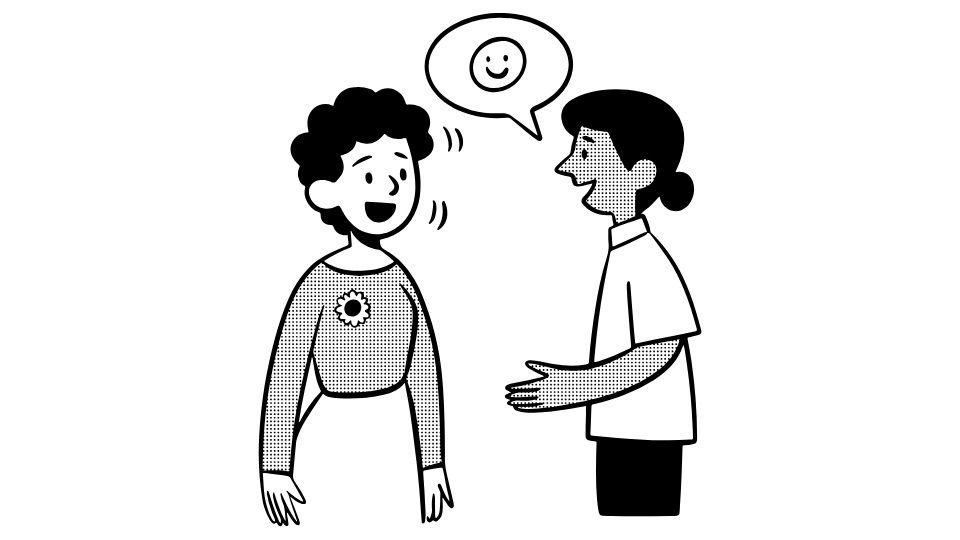illustration speaking