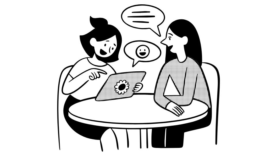 illustration speaking