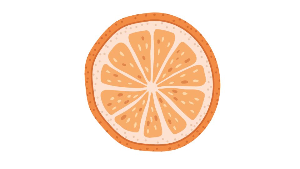 orange illustration