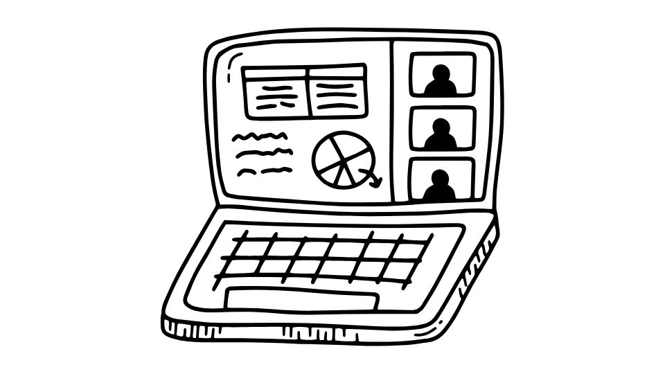 outline cartoon