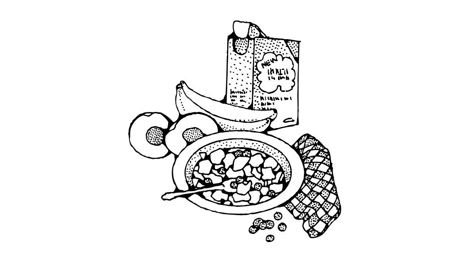 track food illustration