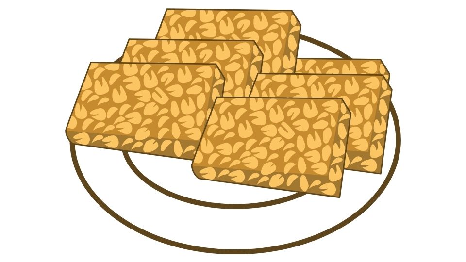 cartoon tempeh