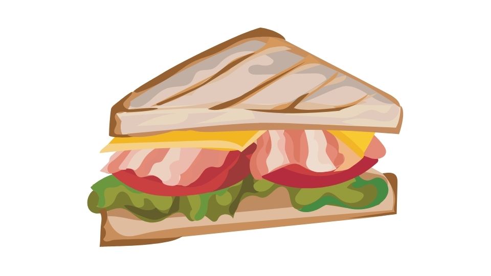 the cartoonish food