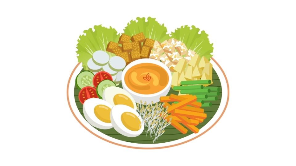 the health food cartoon