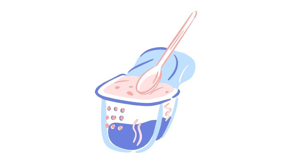 yogurt illustration