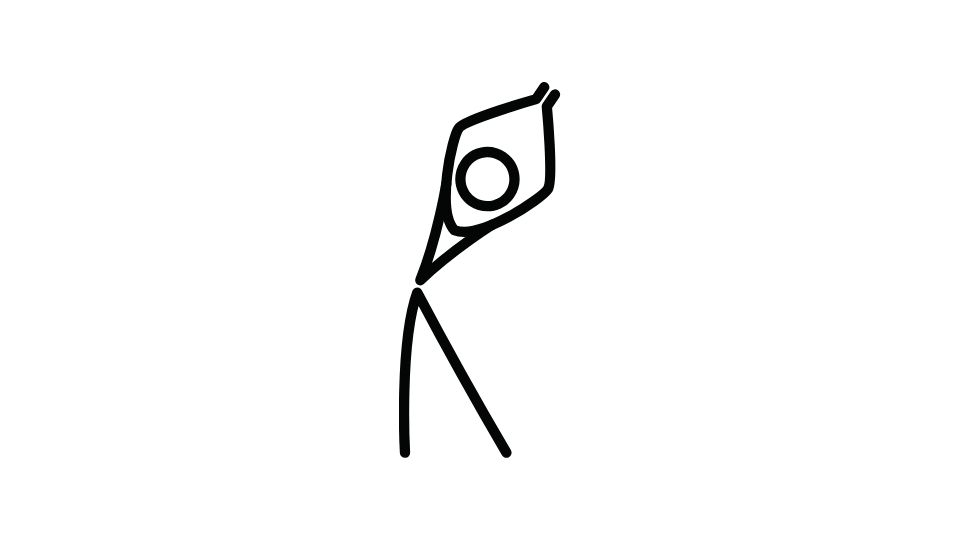 fitness line illustration