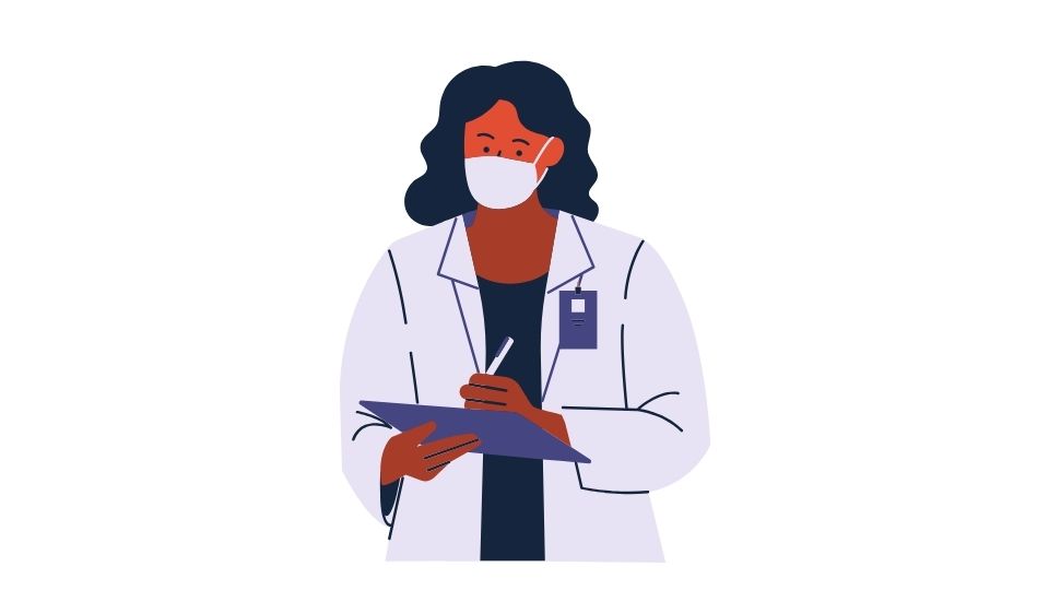 health worker graphic