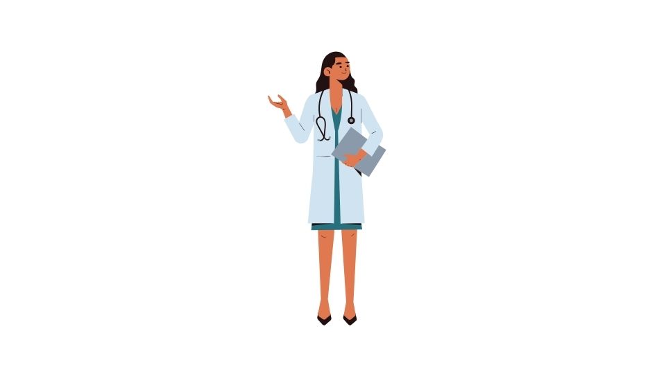 health worker graphic