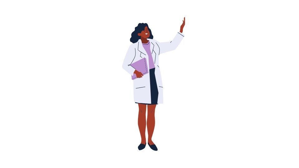 health worker graphic